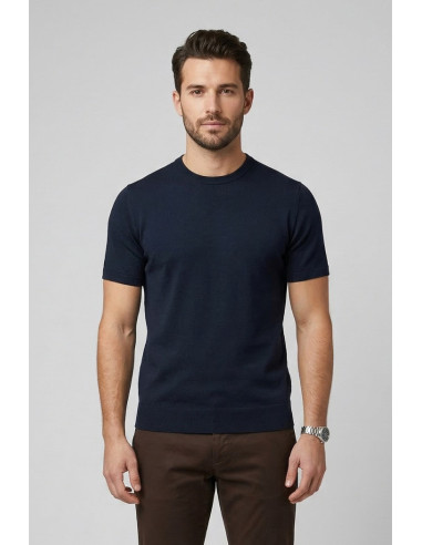 Urban Ring maglia girocollo mezza manica in cotone UR1100005 [0be4d23b]