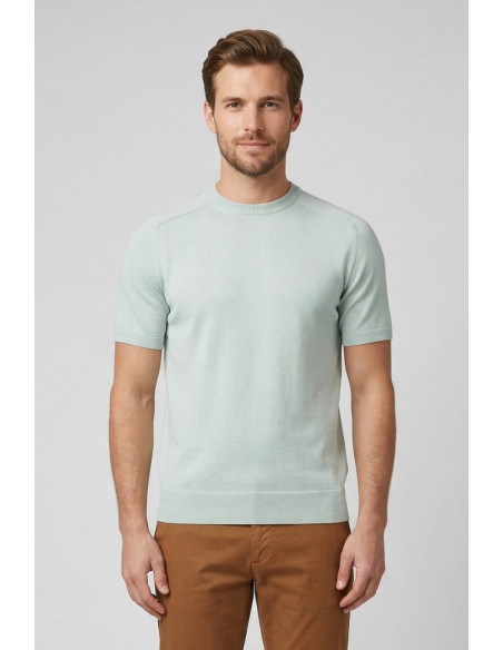 Urban Ring maglia girocollo mezza manica in cotone UR1100005 [03b6a2e8]