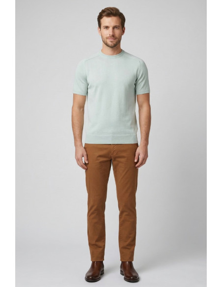 Urban Ring maglia girocollo mezza manica in cotone UR1100005 [6d8d20e1]