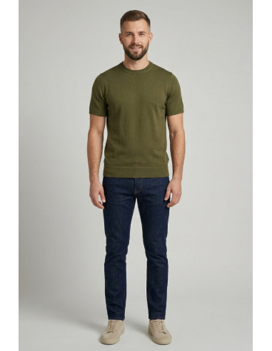 Urban Ring maglia girocollo mezza manica in cotone UR1100005 [9fa782d1]