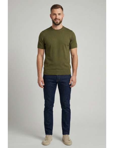 Urban Ring maglia girocollo mezza manica in cotone UR1100005 [9fa782d1]