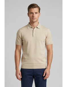 Urban Ring polo in maglina in cotone con bottoni UR1100007 [555ec84d]