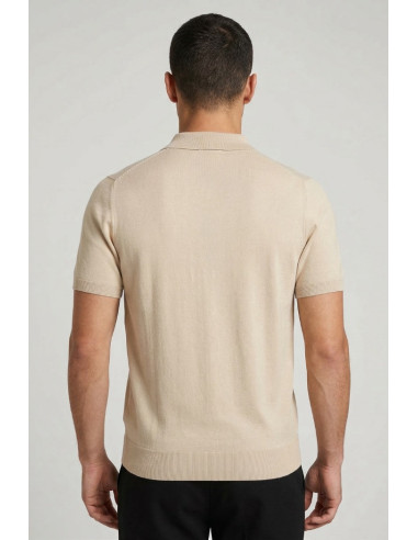 Urban Ring polo in maglina in cotone con bottoni UR1100007 [8c788b40]