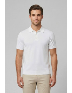 Urban Ring polo in maglina in cotone con bottoni UR1100007 [71886f44]