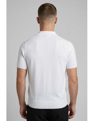 Urban Ring polo in maglina in cotone con bottoni UR1100007 [a8ae2c49]