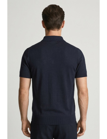 Urban Ring polo in maglina in cotone con bottoni UR1100007 [33b0964f]