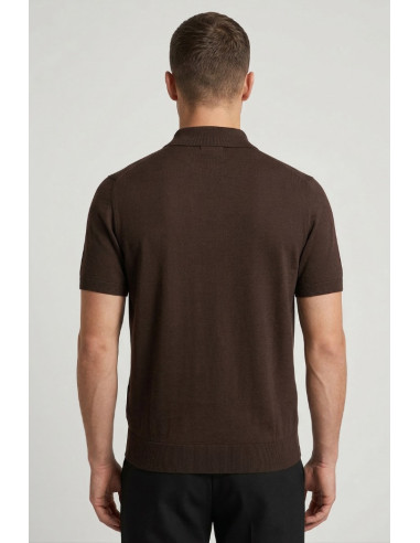 Urban Ring polo in maglina in cotone con bottoni UR1100007 [f1ac81a2]