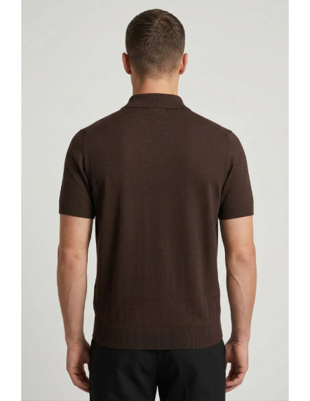 Urban Ring polo in maglina in cotone con bottoni UR1100007 [f1ac81a2]
