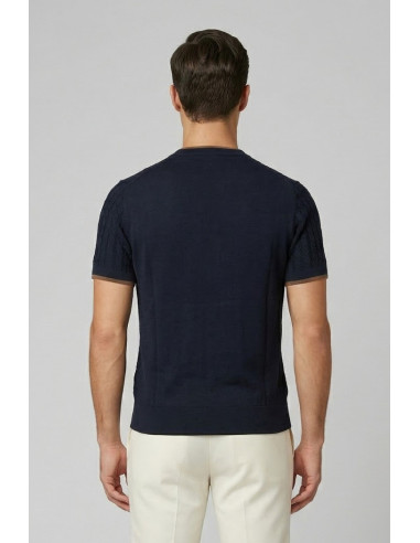 Urban Ring maglia girocollo in cotone punto link UR1100029 [ab881e38]