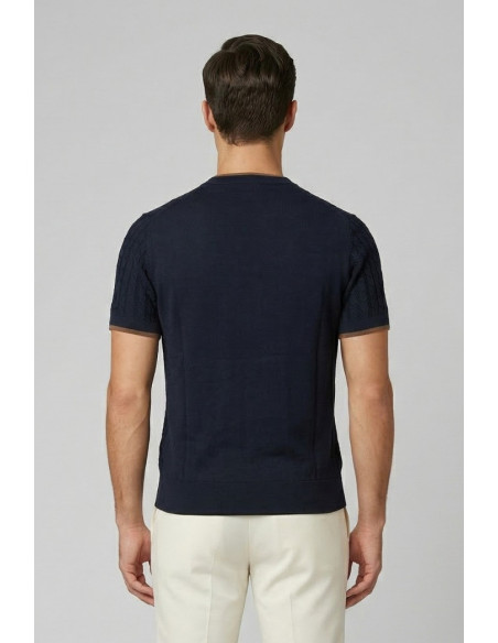 Urban Ring maglia girocollo in cotone punto link UR1100029 [ab881e38]