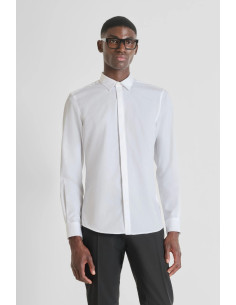 Antony Morato camicia slim fit in cotone easy iron London mmsl00691-fa400078 [978be56a]