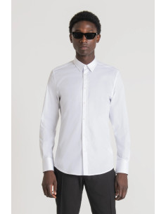 Antony Morato camicia super slim fit in popeline Milano mmsl00694-fa450010 [ef86cd71]