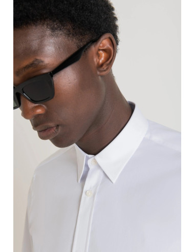 Antony Morato camicia super slim fit in popeline Milano mmsl00694-fa450010 [81bd4f78]