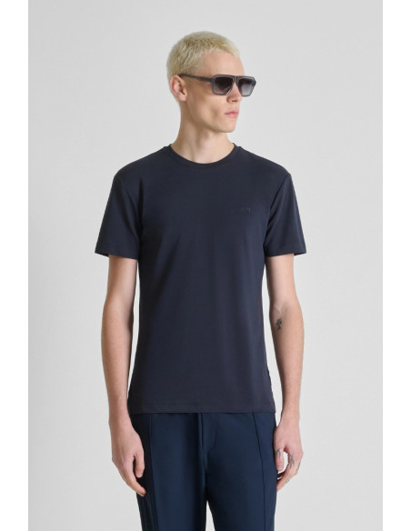 Antony Morato t-shirt super slim fit con stampa logo mmks02672-fa100271 [d92e2c93]