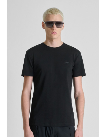 Antony Morato t-shirt super slim fit con stampa logo mmks02672-fa100271 [69322e19]