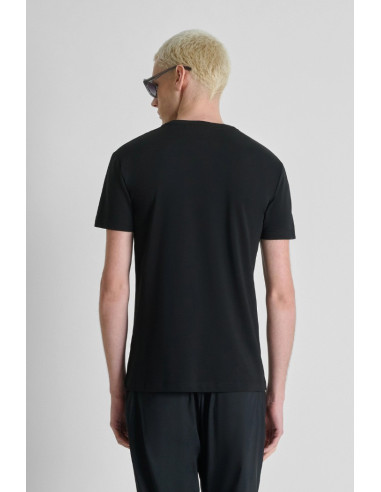 Antony Morato t-shirt super slim fit con stampa logo mmks02672-fa100271 [b0146d14]
