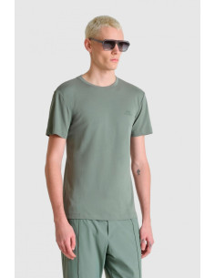 Antony Morato t-shirt super slim fit con stampa logo mmks02672-fa100271 [6b63d895]