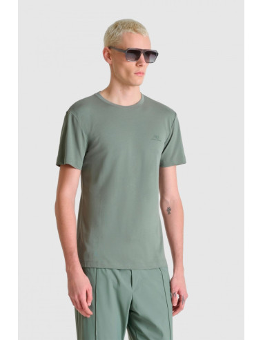 Antony Morato t-shirt super slim fit con stampa logo mmks02672-fa100271 [6b63d895]
