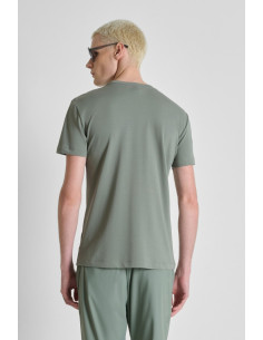 Antony Morato t-shirt super slim fit con stampa logo mmks02672-fa100271 [6b63d895] 2