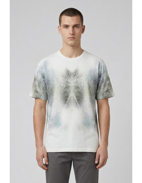 Antony Morato t-shirt regular fit con stampe allover mmks02680-fa100144 [bf2d4c4b]