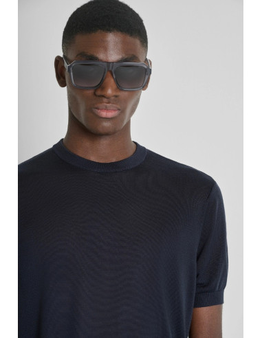 Antony Morato maglia girocollo regular fit in misto seta mmsw01587-ya500097 [ead78079]