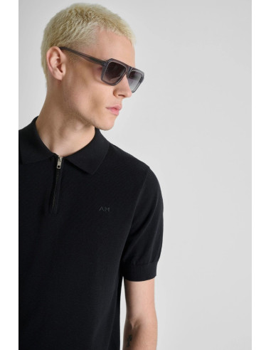 Antony Morato maglia polo regular fit con zip in misto cotone mmsw01596-ya200076 [99692b14]