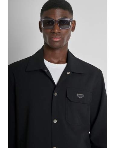 Antony Morato camicia regular fit in misto viscosa elastica Tirana mmsl00787-fa600295 [272ffff8]
