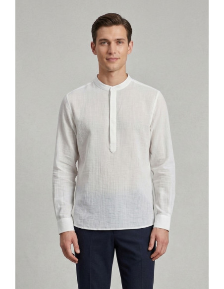 Antony Morato camicia relaxed fit in misto viscosa soft touch Sydney mmsl00802-fa400109 [6cd8a6ab]