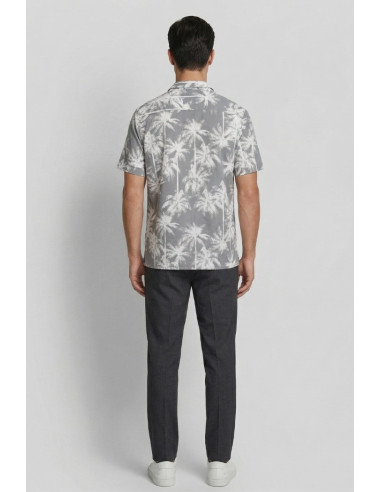 Antony Morato camicia regular straight fit in viscosa e cotone Honolulu mmss00171-fa430657 [517eb2b6]