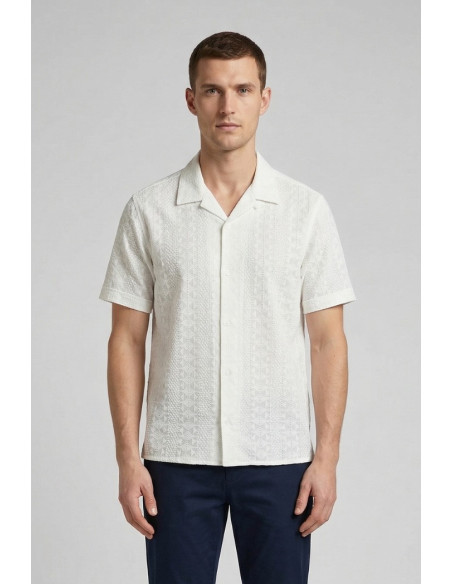 Antony Morato camicia relaxed straight fit in cotone Honolulu mmss00189-fa440071 [9cc2f69d]