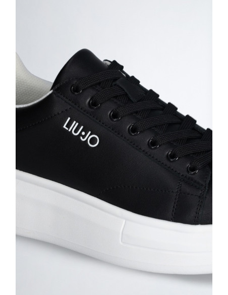 Liu Jo sneaker platform in pelle Big 01 7B4027PX474 [de53f2b2]