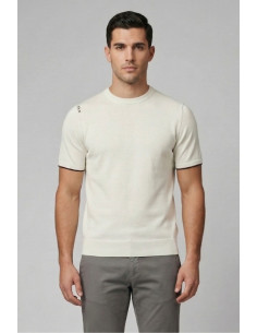 Urban Ring maglia girocollo in misto lino e cotone UR1100023 [f8d8b07c]