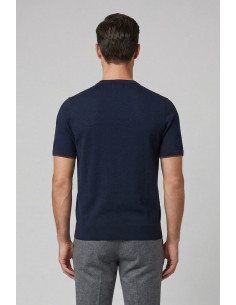 Urban Ring maglia girocollo in misto lino e cotone UR1100023 [63c60a7a] 2