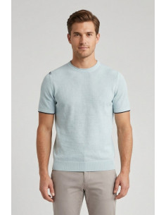 Urban Ring maglia girocollo in misto lino e cotone UR1100023 [6b947aa9]