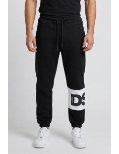 Drop Season 2 pantalone in felpa di cotone con inserto logato SS26211 [5b616e73]