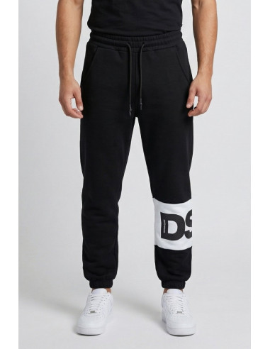 Drop Season 2 pantalone in felpa di cotone con inserto logato SS26211 [5b616e73]