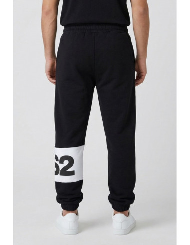Drop Season 2 pantalone in felpa di cotone con inserto logato SS26211 [82472d7e]