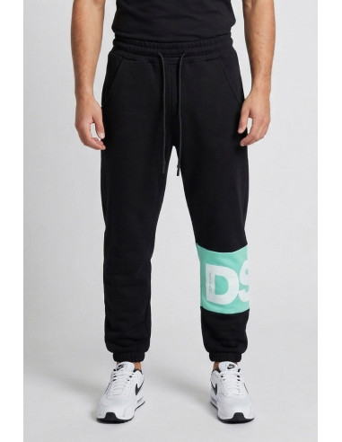 Drop Season 2 pantalone in felpa di cotone con inserto logato SS26211 [c6fabbf4]
