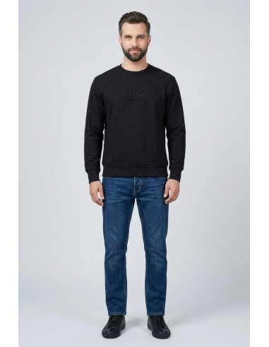 Drop Season 2 felpa girocollo in cotone con logo in rilievo SS26204 [a6501905]