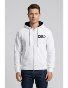 Drop Season 2 felpa in cotone con zip e cappuccio SS26210 [9b640b9b]