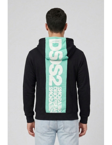 Drop Season 2 felpa in cotone con zip e cappuccio SS26210 [ded75c7f]