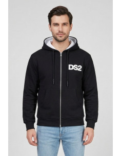 Drop Season 2 felpa in cotone con zip e cappuccio SS26210 [b066b317]