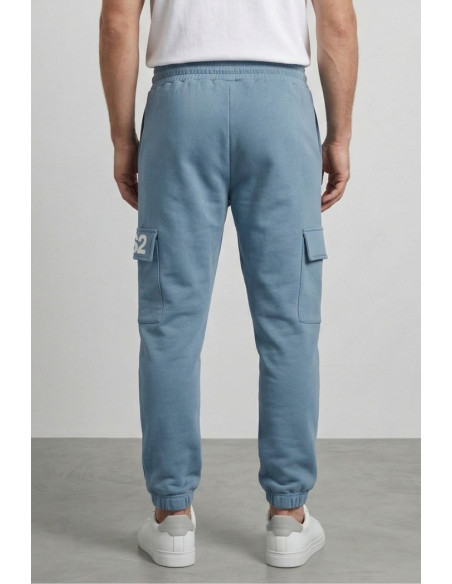 Drop Season 2 pantalone in felpa cargo in cotone SS26275 [974eb464]