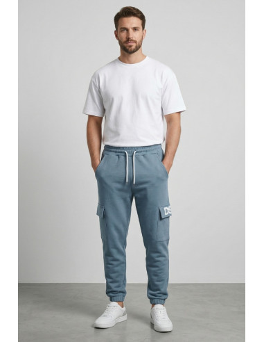 Drop Season 2 pantalone in felpa cargo in cotone SS26275 [921ef37a]