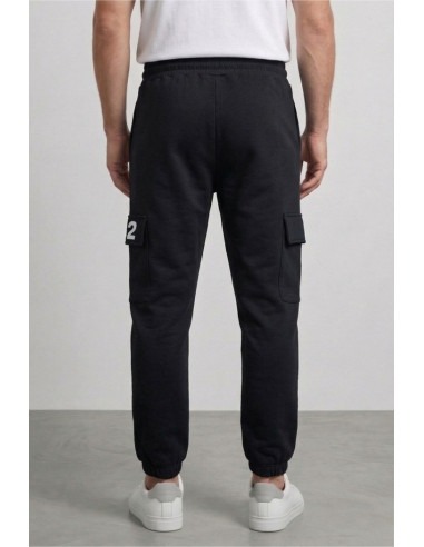 Drop Season 2 pantalone in felpa cargo in cotone SS26275 [2f00c63d]