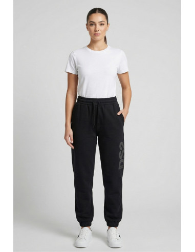 Drop Season 2 pantalone in felpa in cotone con stampa logo SS26W503 [cf356651]