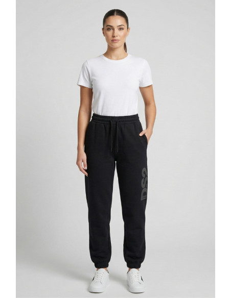 Drop Season 2 pantalone in felpa in cotone con stampa logo SS26W503 [cf356651]