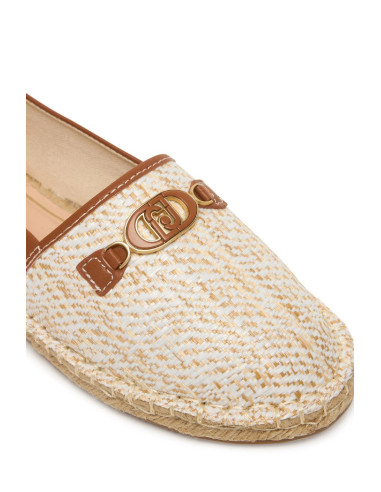 Liu Jo espadrillas con logo in canvas ed ecopelle Capri 04 SA6097EX347 [b51ee401]