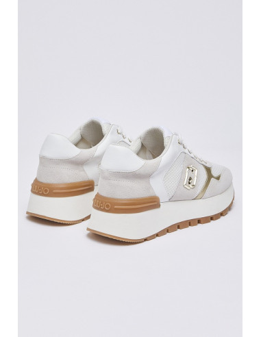 Liu Jo sneaker platform in suede e mesh Amazing 43 BA6031PX027 [1f4f048a]
