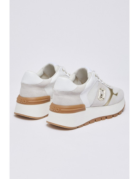 Liu Jo sneaker platform in suede e mesh Amazing 43 BA6031PX027 [1f4f048a]